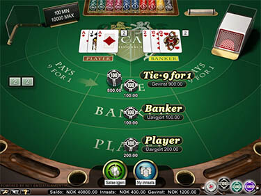 Baccarat screenshot