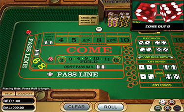 Craps screenshot